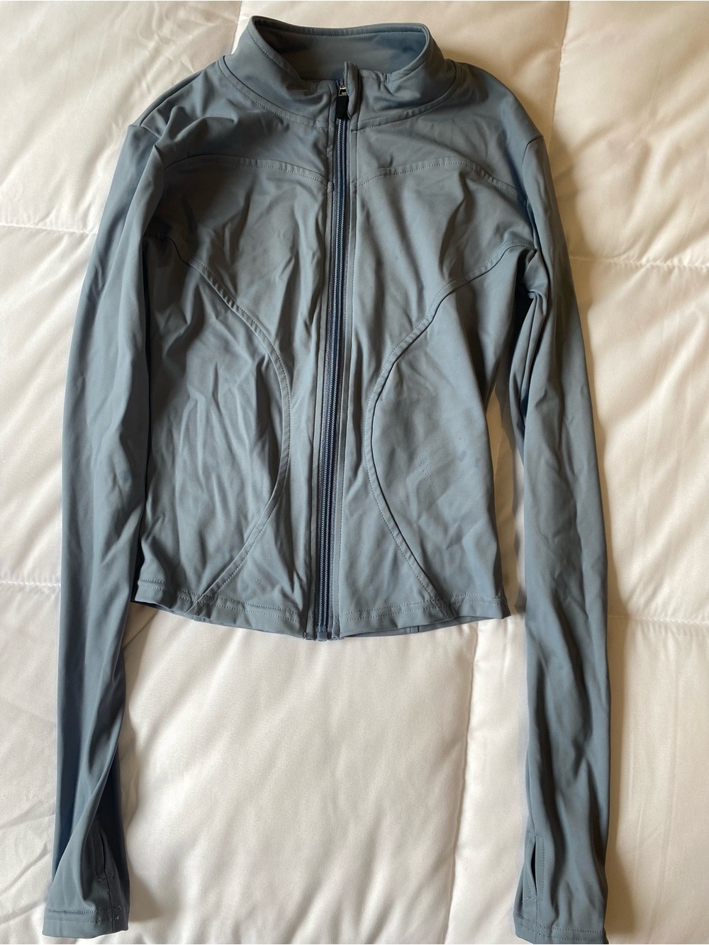 Women’s Blue Full-Zip Athletic Jacket